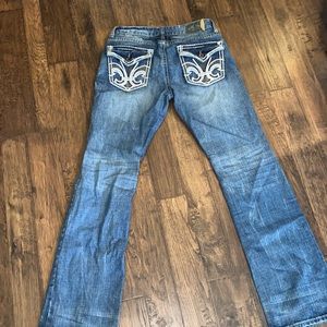 Men’s Antique Rivet Jeans Sz 32x34 bootcut